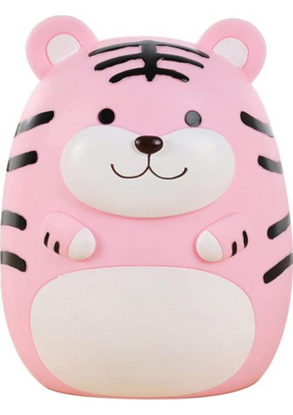 Kuma, Sevimli Hayvan Kaplan Büyük Kapasiteli Para Bankaları Açılır, Çocuklar Için Kırılmaz Bozuk Para Bankası, Bozuk Para Tasarruf Kutusu, Pembe (Yurt Dışından)