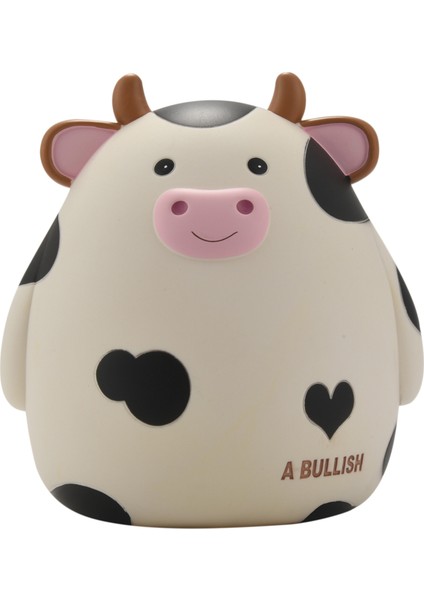 Sevimli Karikatür Inek Kuma Para Kutusu Büyük Tasarruf Kutusu Çocuk Hediyeler Para Kutusu Ev Dekor-Beyaz (Yurt Dışından)