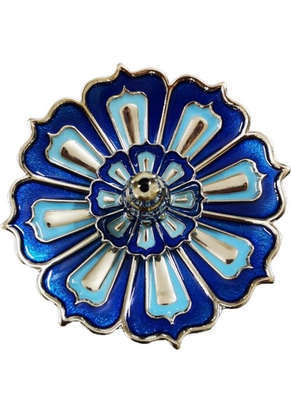 2 Adet Alaşım Tek Katmanlı Lotus Tütsü Brülör Tütsü Brülör Raf Çubuk Çerçeve Kurulu Ev Dekorasyon Mavi (Yurt Dışından)