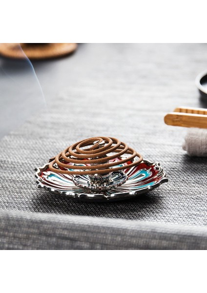 2 Adet Alaşım Tek Katmanlı Lotus Tütsü Brülör Tütsü Brülör Raf Çubuk Çerçeve Kurulu Ev Dekorasyon Mavi (Yurt Dışından) fiyatları