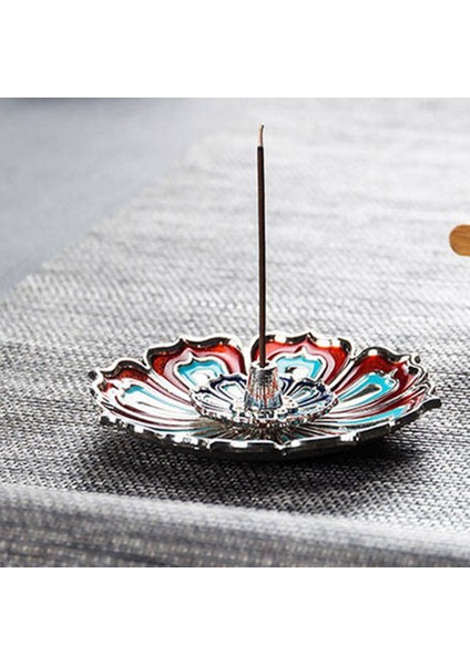 2 Adet Alaşım Tek Katmanlı Lotus Tütsü Brülör Tütsü Brülör Raf Çubuk Çerçeve Kurulu Ev Dekorasyon Mavi (Yurt Dışından) fırsatları