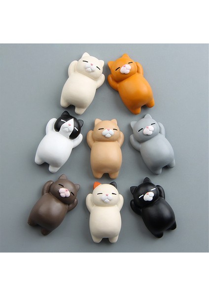 Reçine Kediler Buzdolabı Mıknatısı, Karikatür Buzdolabı Mıknatısları, 3D Yavru Kedi Buzdolabı Manyetik Etiketi, Mıknatıslar Hayvan Figürü (Yurt Dışından) fiyatları