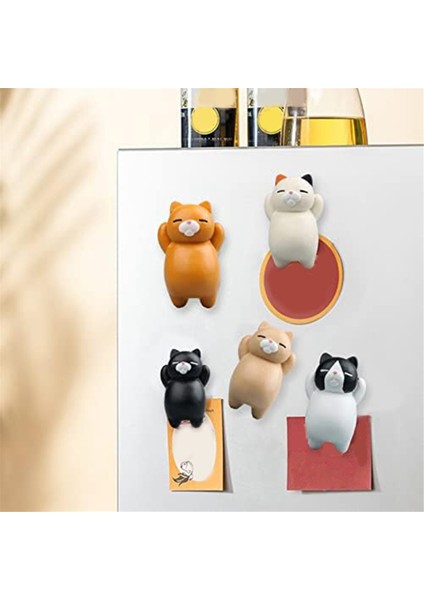 Reçine Kediler Buzdolabı Mıknatısı, Karikatür Buzdolabı Mıknatısları, 3D Yavru Kedi Buzdolabı Manyetik Etiketi, Mıknatıslar Hayvan Figürü (Yurt Dışından) indirimleri