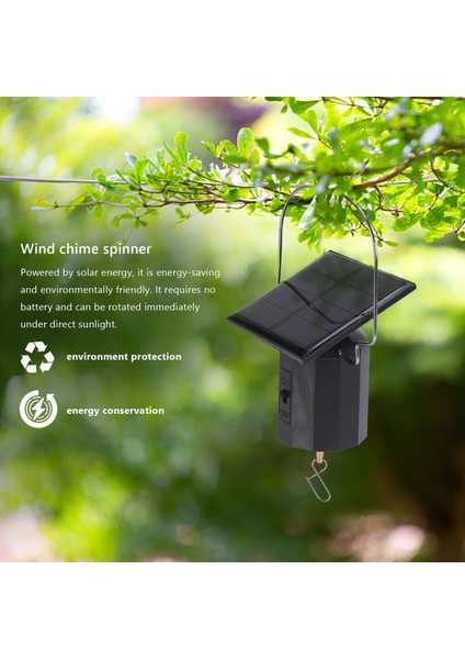 Rüzgar Döndürücü Motor Güneş Asılı Ekran Motoru Dönen Güneş Enerjisi Rüzgar Döndürücü Motor Rüzgar Çanları Için Döndürülebilir Kanca (Yurt Dışından) fiyatları