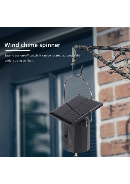 Rüzgar Döndürücü Motor Güneş Asılı Ekran Motoru Dönen Güneş Enerjisi Rüzgar Döndürücü Motor Rüzgar Çanları Için Döndürülebilir Kanca (Yurt Dışından) modelleri