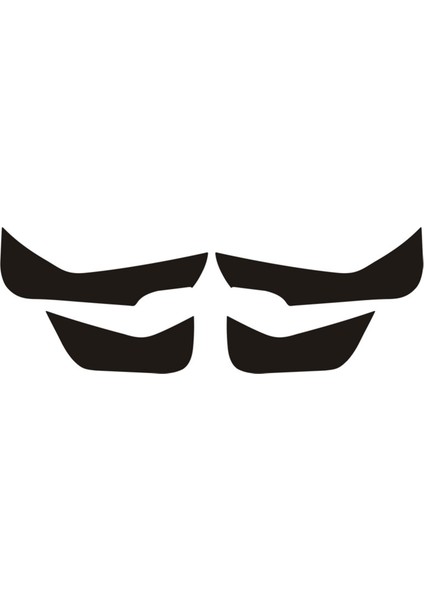 Araba Styling Yan Kapı Iç Çıkartması Anti-Kick Koruyucu Karbon Fiber Flim Çıkartmalar Hyundai Santa Fe 2013-2018 IX45 (Yurt Dışından)