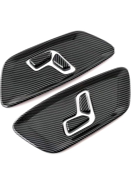 Araba Koltuğu Ayar Anahtarı Düğmeleri Paneli Kapak Döşemesi Changan Unıv Unı-V 2023 2024 Aksesuarları - Abs Karbon Fiber (Yurt Dışından)