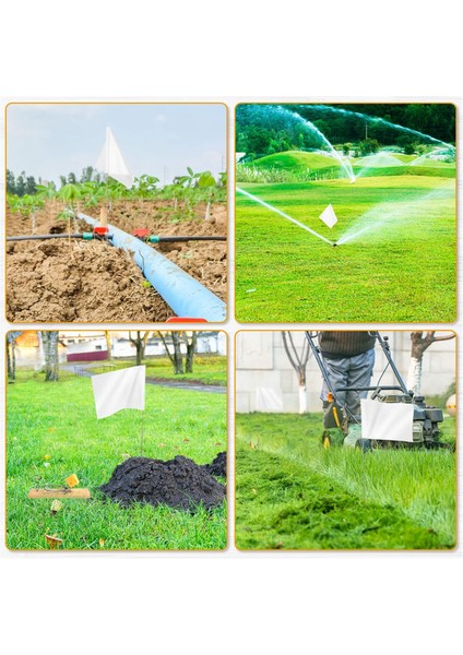 50 Paket Işaretleme Bayrakları, Beyaz Bahçe Bayrakları 15X4X5 Inç, Işaret Bayrakları, Çim Bayrakları Işaretleyicileri, Sulama Bayrakları, Peyzaj Bayrakları (Yurt Dışından) fırsatları