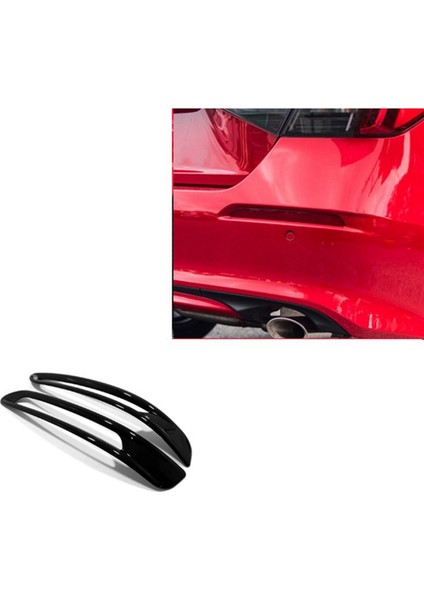 Araba Arka Sis Lambası Dekor Çerçeve Kapağı Trim Dekoratif Çıkartma Dış Aksesuarlar Honda Civic 11. Nesil 2022 (Yurt Dışından) modelleri