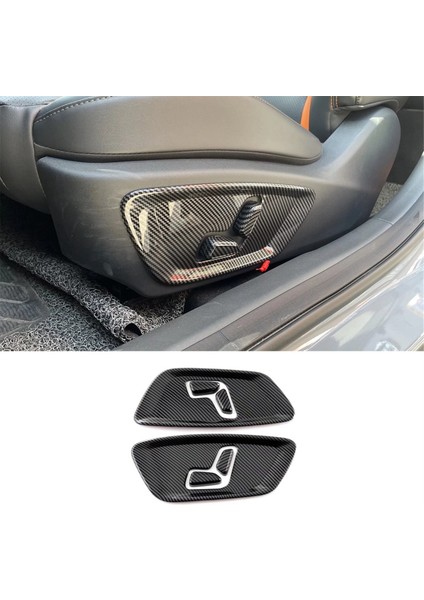 Araba Koltuğu Ayar Anahtarı Düğmeleri Paneli Kapak Döşemesi Changan Unıv Unı-V 2023 2024 Aksesuarları - Abs Karbon Fiber (Yurt Dışından) modelleri