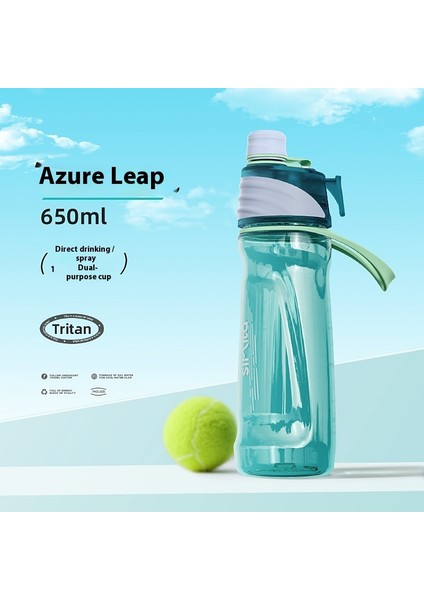 Spor Sprey Kupa Büyük Kapasiteli Öğrenci Düşürmez Kullanışlı Plastik Bardaklar (Yurt Dışından)