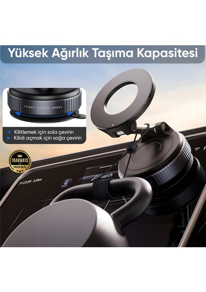 Bmw 5 Serisi F10/F11 2010-2011-2012-2013 Telefon Tutucu Hareketli Mekanizmalı Ayarlanabilir Vakumlu Neodimyum Güçlü Mıknatıslı fırsatları