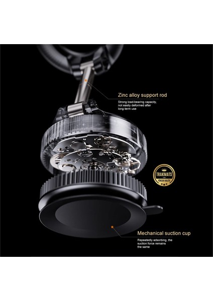 Bmw 5 Serisi F10/F11 2010-2011-2012-2013 Telefon Tutucu Hareketli Mekanizmalı Ayarlanabilir Vakumlu Neodimyum Güçlü Mıknatıslı