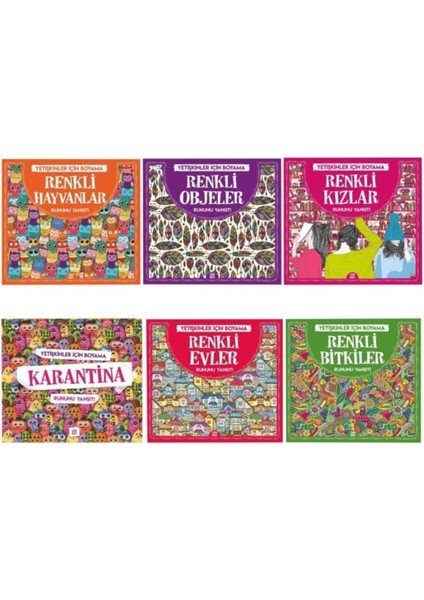 Yetişkinler İçin Boyama Mandala 6 Kitap Kolektif Yazar 360 Sayfa fiyatları