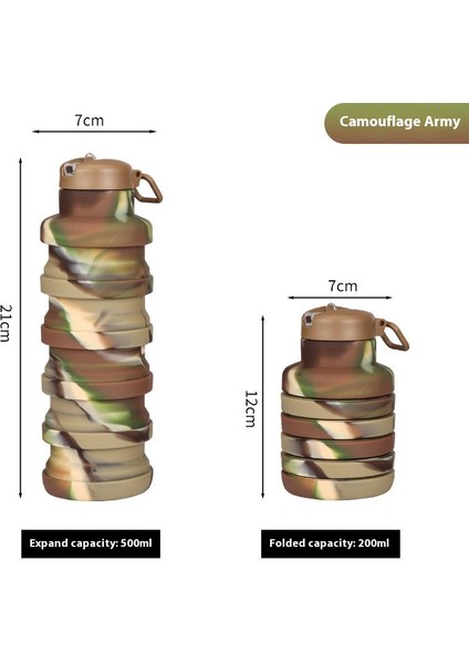 Silikon Spor Açık Katlanır Kupa (Yurt Dışından)