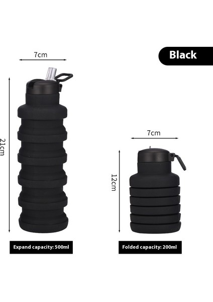 Silikon Spor Açık Katlanır Kupa (Yurt Dışından)