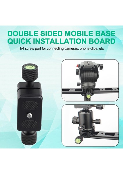 Hızlı Çıkarma Plakalı Çift Taraflı Mobil Taban Telefoto Lensler Panoramik Aksesuarlar Için Çift Kamera Montajı (Yurt Dışından) indirimleri