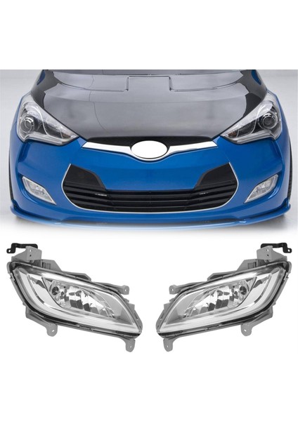 Hyundai Veloster 2011-2017 Için Araba Ön Tampon Sis Far Tertibatı Sağ 922022V010 (Yurt Dışından)