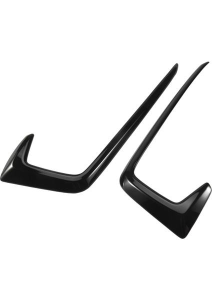 Honda Civic 2019-2020 Için 2 Adet Parlak Siyah Dış Ön Sis Lambası Kapağı Kaplaması (Yurt Dışından) fiyatları