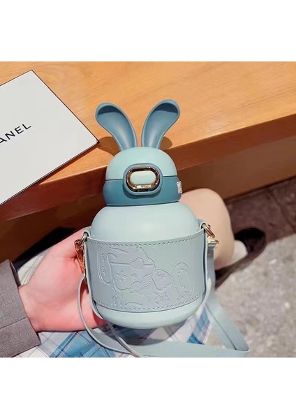 Çocuk Yalıtımlı Dak Saman Dak Sevimli Tavşan Kulakları Öğrenci Su Dağı Büyük Kapasite (Yurt Dışından)