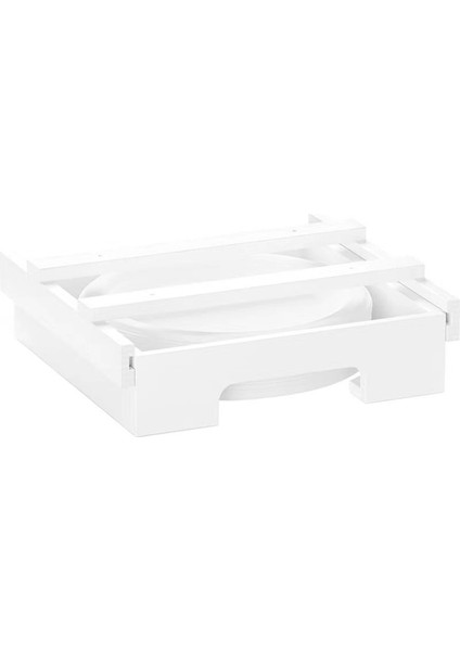 Inçlik Dolap Altı Bambu Tabak Tutucu Mutfak Tezgahı Dikey Tabak Dağıtıcı Tutucular Için Kağıt Tabak Dağıtıcısı, A (Yurt Dışından)