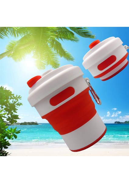 Silikon Katlanır Kupa Seyahat Taşıma Kupa (Yurt Dışından)