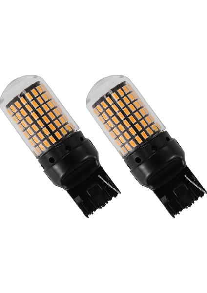 2x 7440 Canbus Süper Parlak Hatasız LED Ampul T20 W21W 144 Smd Amber Geri Vites Sinyal Lambası Için (Yurt Dışından) modelleri