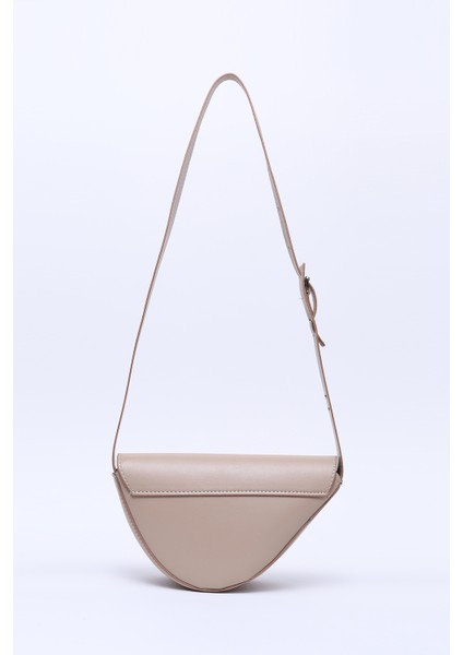 Vizon SHK154 Suni Deri Asimetrik Çıtçıtlı Tek Bölmeli Astarlı Kol ve Omuz Çantası fırsatları