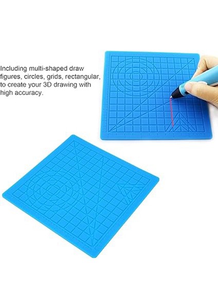 3D Baskı Kalem Silikon Tasarım Matı, Katlanabilir 3D Kalem Matı Profesyonel Esnek Temel Şablonlar Parmak Kapakları (Yurt Dışından) indirimleri