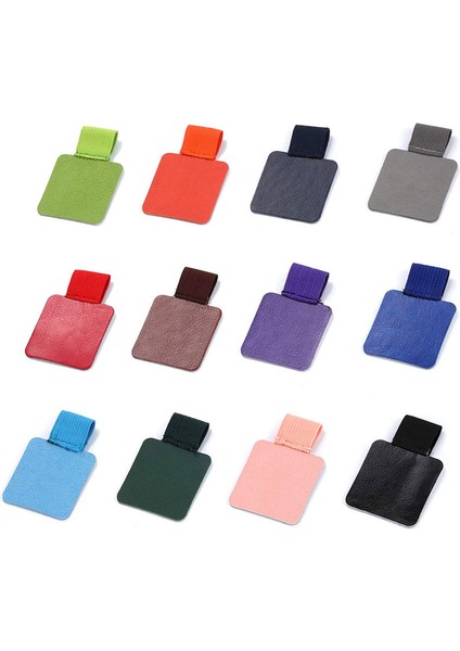 12'li Paket Kalem Askısı, Defterler, Günlükler ve Takvimler Için Kendinden Yapışkanlı Kalem Askısı, Kalem Lastiği Askısı (Renkli Fotoğraf) (Yurt Dışından)