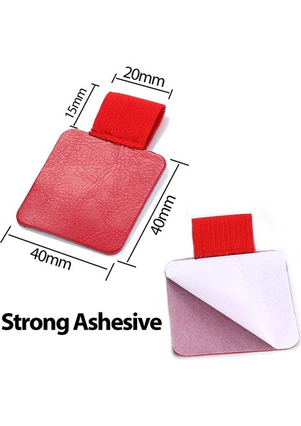 12'li Paket Kalem Askısı, Defterler, Günlükler ve Takvimler Için Kendinden Yapışkanlı Kalem Askısı, Kalem Lastiği Askısı (Renkli Fotoğraf) (Yurt Dışından) fırsatları