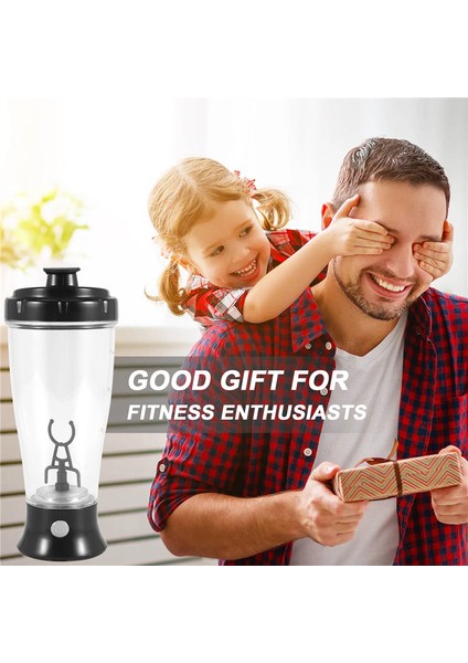 300ML Otomatik Kendiliğinden Karışan Protein Shaker Şişesi Elektrikli Taşınabilir Hareket Karıştırma Su Şişesi Spor Şişesi Spor Salonu A (Yurt Dışından)