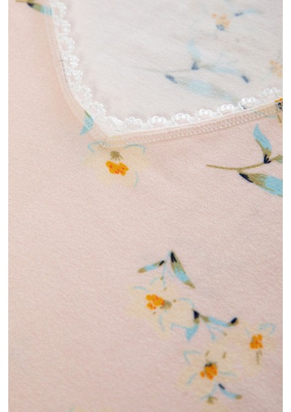 Kadın Viskon Yaka Dantel Lastik Detaylı V Yaka Kısa Kollu Pijama Takımı modelleri