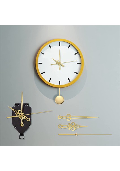 Duvar Tipi Sessiz Sarkaçlı Kuvars Saat Hareketi, Sarkaçlı Saat Mekanizması Parçaları Motor Değişimi Kendin Yap Onarım Parçaları (Yurt Dışından) indirimleri