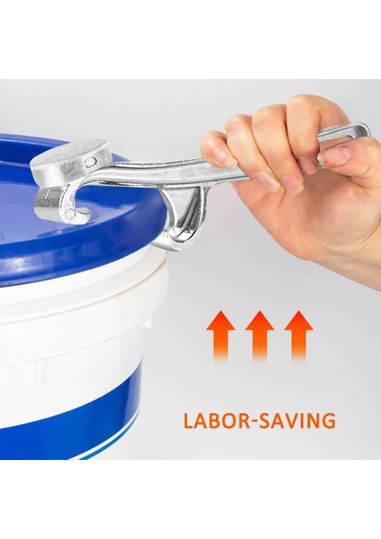 Adet Alüminyum Alaşımlı Kova Açacağı, 5 Galonluk Kova Açacağı Kılavuzu, Metal Konserve Açacağı Kova Kapağı Anahtarı Kapak Sökme Aracı (Yurt Dışından) fırsatları