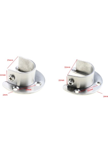 Paslanmaz Çelik Dolap Braketi, U Şeklinde Açık Soket Braketi, Duş Perdesi Çubuğu Ucu Destek Manşonu Flanşı (Yurt Dışından) indirimleri