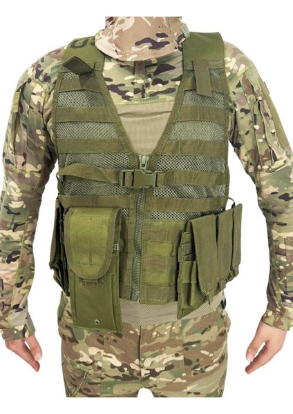 Hücum Yeleği Fermuarlı Standart