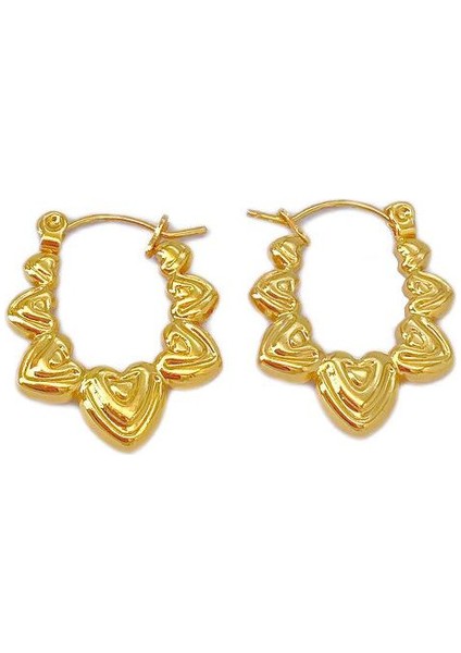 52 Fransız Vintage Paslanmaz Çelik Kadın Küpe Modeli (Yurt Dışından)