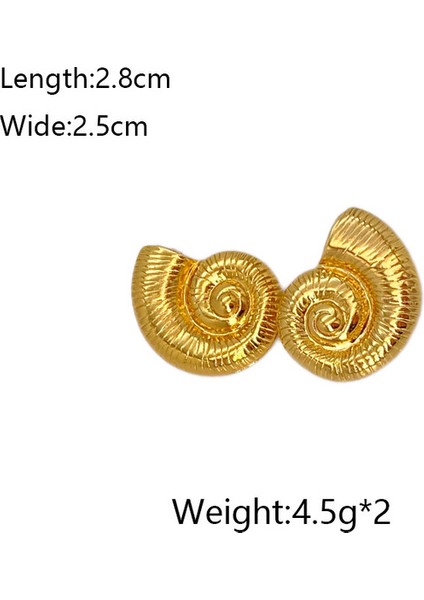 3şık ve Hafif, Lüks Paslanmaz Çelik Kadın Küpeleri (Yurt Dışından)