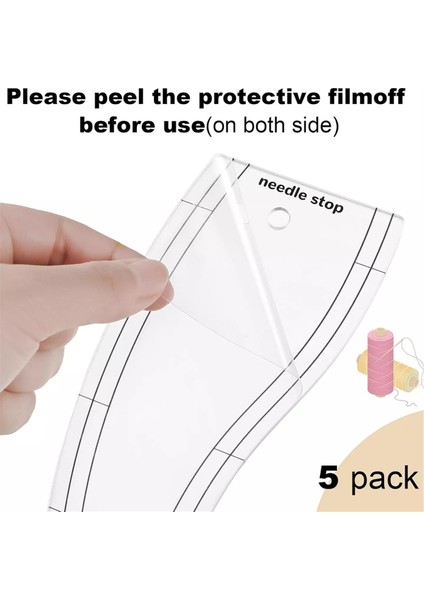 Adet Akrilik Dalga Cetvel Kapitone Şablonları Dıy Çizim Şablonu Ölçü Terzi Cetveli Yumuşak Patchwork Cetveli (Yurt Dışından) fırsatları