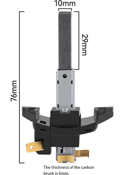 2 Adet Karbon Fırça Vakum 30X10X6.5MM Temizleyici Parçaları Elektrik Motoru Karbon Fırça Yedek Aksesuarları (Yurt Dışından) fiyatları
