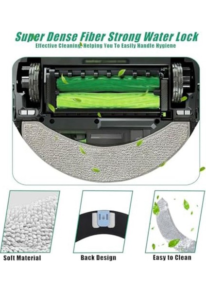 Irobot Roomba Combo J7/j7+/j9+/j9 Plus Robot Süpürge Aksesuarları Için 20 Adet Mendil Yedek Parçası (Yurt Dışından) fırsatları