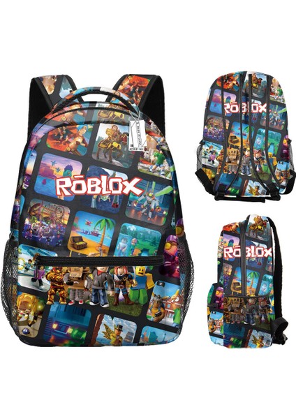 Roblox Desenli Öğrenci Sırt Çantası (Yurt Dışından)
