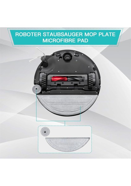 Roborock Saros 10 Robot Süpürge Aksesuarları Için Mop Pedleri Yedekleri, Yeniden Kullanılabilir Mendil Yedek Aksesuarları (Yurt Dışından) fiyatları