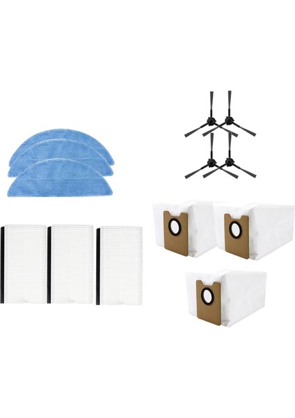 Ecovacs Yeedi Y1 Plus Otomatik Boşaltma Robot Süpürgesi Için 13 Adet Gelişmiş Temizlik Verimliliği Aksesuarları (Yurt Dışından) fırsatları