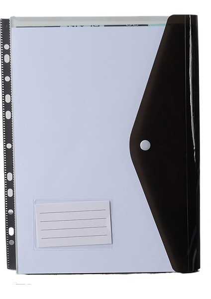 11 Gözenekli Üç Boyutlu Şeffaf Öğrenci Sınav Dosya Çantası (Yurt Dışından)