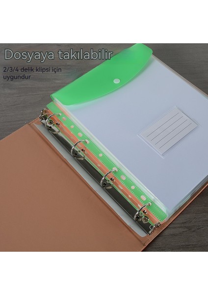 11 Gözenekli Üç Boyutlu Şeffaf Öğrenci Sınav Dosya Çantası (Yurt Dışından) fırsatları