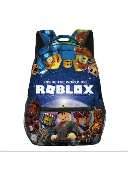 Roblox Desenli Öğrenci Sırt Çantası (Yurt Dışından)