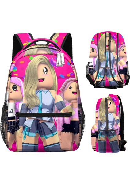 Roblox Desenli Öğrenci Sırt Çantası (Yurt Dışından)