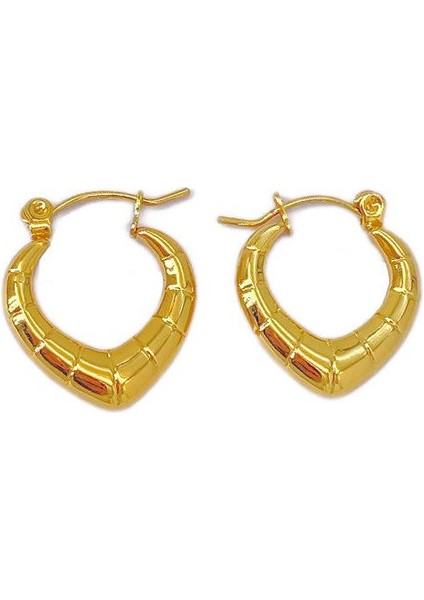 60 Fransız Vintage Paslanmaz Çelik Kadın Küpe Modeli (Yurt Dışından)